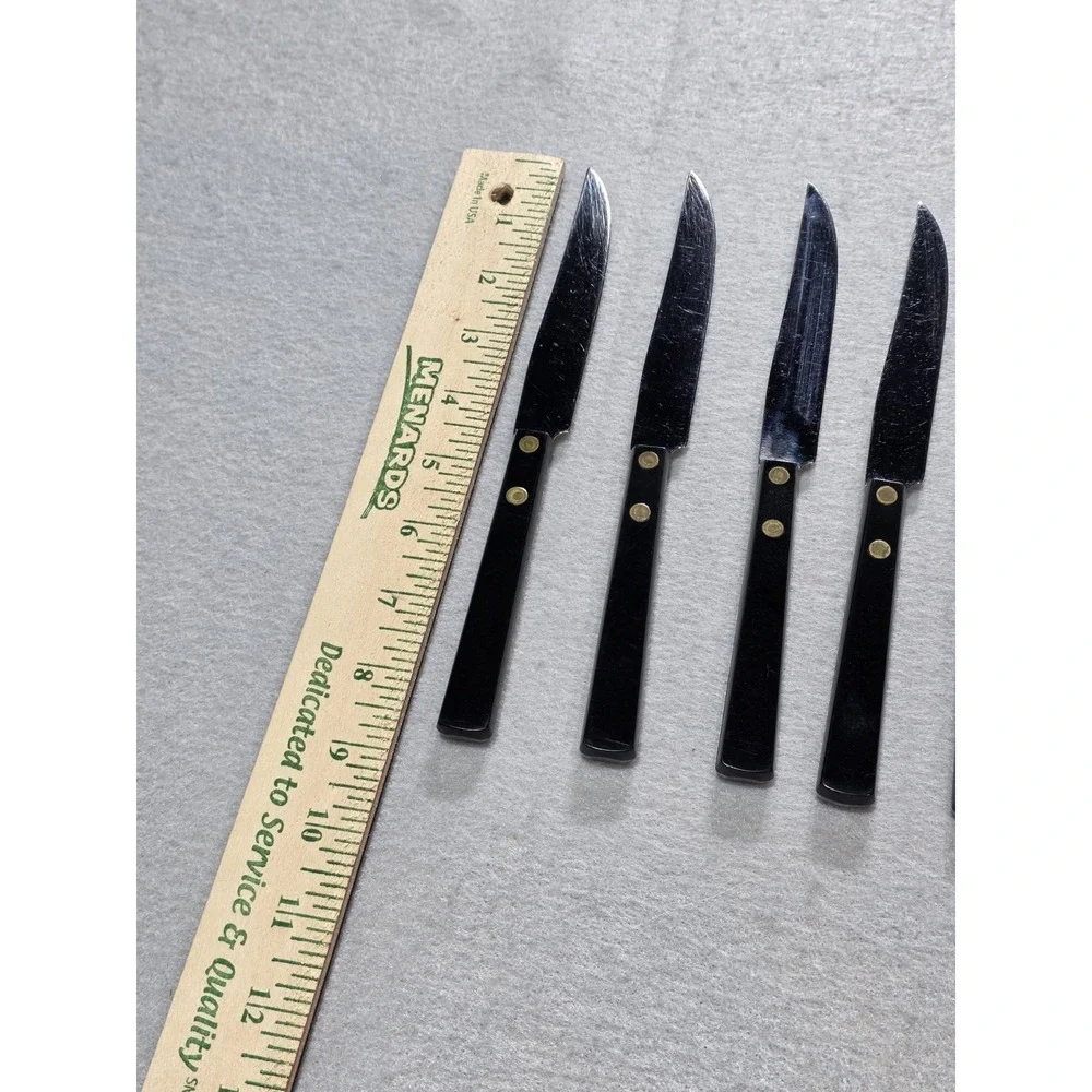 Vintage Royal Brand Sharp Cutter Stainless Steel Steak Knives Set Of 6